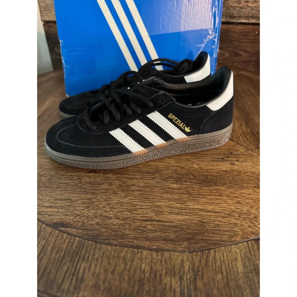 Adidas Handball Spezial Core Black White Gum DB3021 Mens Size 5 Womens 6.5